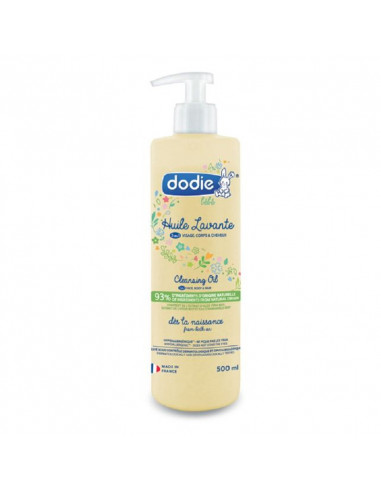 Dodie Huile Lavante bébé 3en1. 500ml flacon pompe