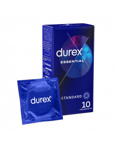 Durex Essential Standard 10 préservatifs boite bleue foncée