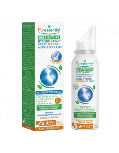 Puressentiel Respiratoire Hygiène Nasale Spray Jet Fort. 100ml