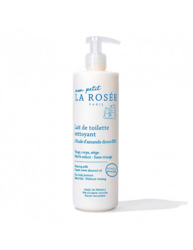 Mon Petit La Rosée Lait de Toilette Nettoyant. 400ml flacon pompe