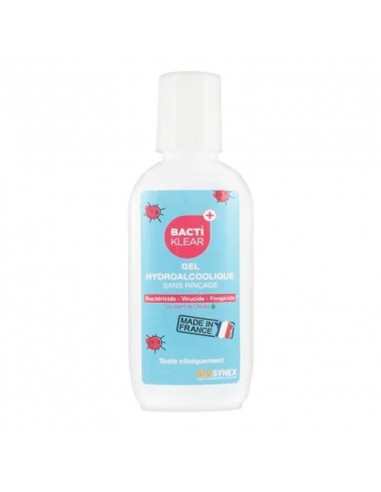 Bacti Klear Gel Hydroalcoolique Sans Rinçage. 90ml