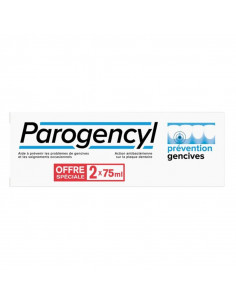 Parongencyl Prévention Gencives Dentifrice. Offre 2x75ml