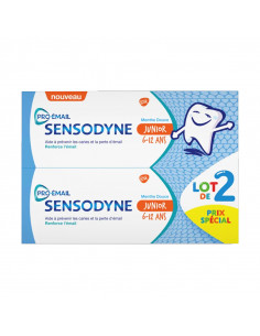 Sensodyne Junior Pro-émail 6-12 ans. 2x50ml