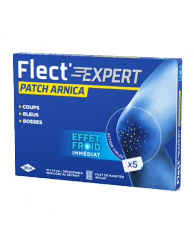 Flect'Expert Patch Arnica Effet Froid. x5 patchs découpables