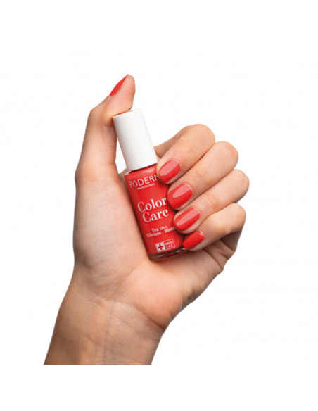 Poderm Color Care 273 Rose Corail. 8ml vernis à ongles mycose