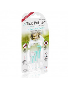 Tick Twister Spécial Famille. Set de 3 tire-tiques