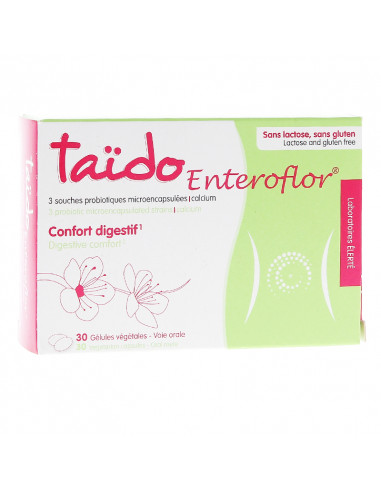 Taïdo Enteroflor Confort Digestif. 30 gélules végétales voie orale
