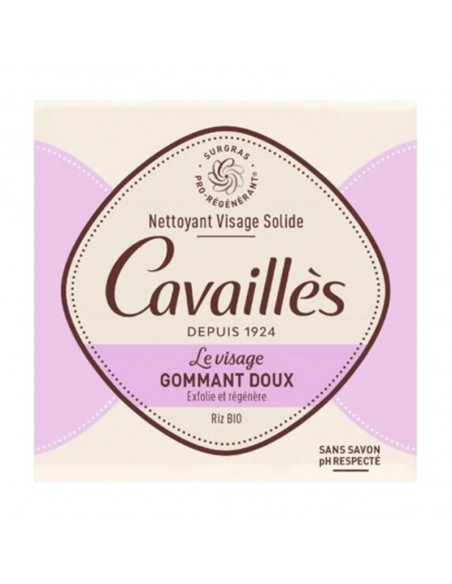 Cavaillès Nettoyant Visage Solide Gommant Doux. 70g