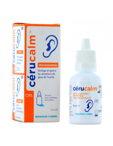 CéruCalm Démangeaisons Solution pour instillation auriculaire 15ml