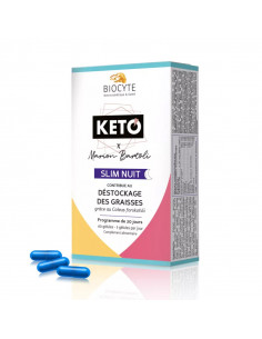 Biocyte Keto Slim Nuit Déstockage des Graisses. 60 gélules