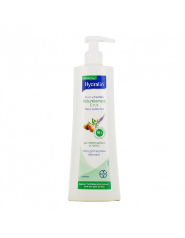 Hydralin Gel Lavant Quotidien Naturellement Doux. 400ml flacon pompe