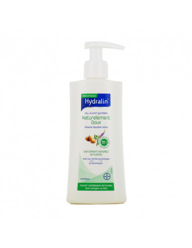 Hydralin Gel Lavant Quotidien Naturellement Doux. 200ml petit flacon pompe