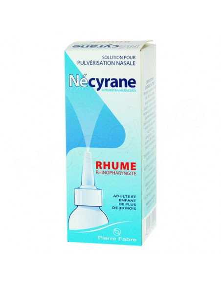 Nécyrane Rhume Rhinopharyngite. Spray 100ml