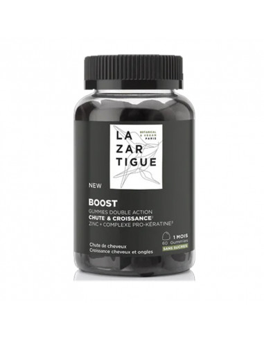 Lazartigue Boost Gummies Double Action Chute et Croissance. 60 gommes