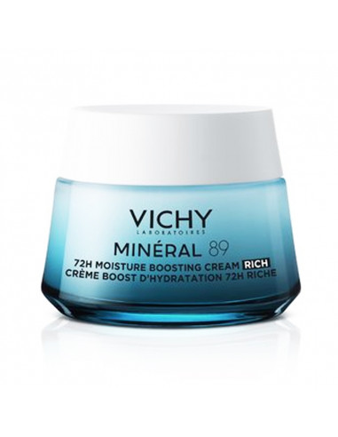 Vichy Minéral 89 Crème Boost Hydratation Riche. 50ml pot bleu