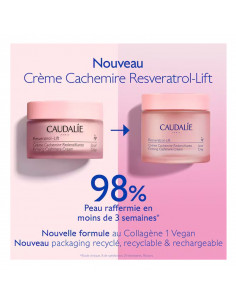 Caudalie Resveratrol Lift Crème Cachemire. Pot 50ml nouveau pot rechargeable 2