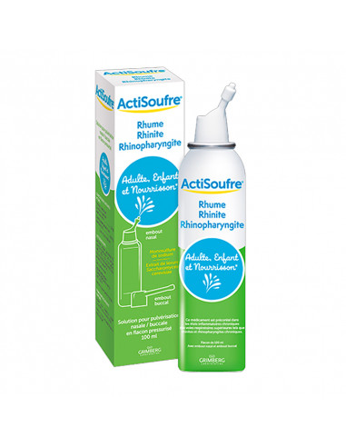 Actisoufre Solution pour pulvérisation nasale et buccale