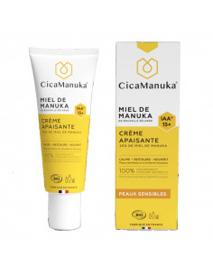 CicaManuka Crème Apaisante Miel de Manuka. 40ml