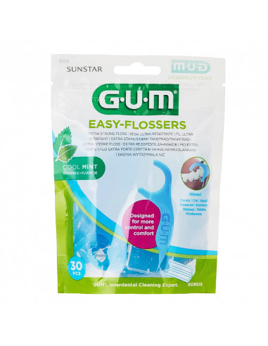 Gum Easy-Flossers Cool Mint. x30