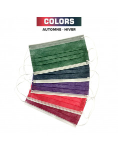Masques Chirurgicaux Colors Karman Healthcare Type IIR Boîte de 50 2