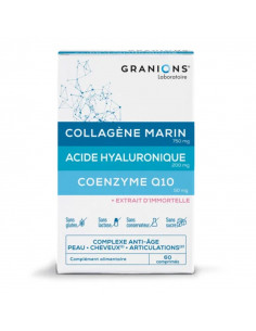 Granions Complexe Anti-âge Peau Cheveux Articulations. 60 comprimés