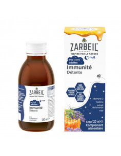 Zarbeil Immunité Détente Nuit. Sirop 120ml