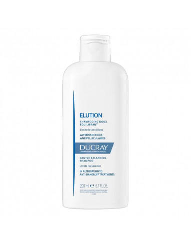 Ducray Elution Shampooing Doux Equilibrant. 200ml