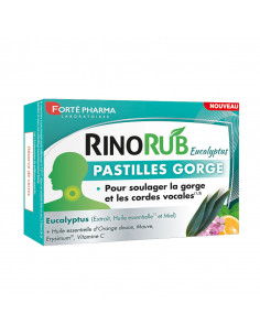 Forté Pharma RinoRub Eucalyptus Pastilles Gorge. 20 pastilles