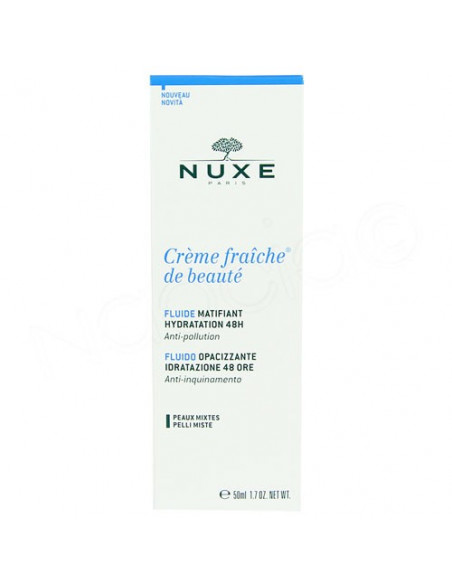 Nuxe Crème Fraiche de Beauté Fluide Matifiant Hydratation 48h Nuxe - 2