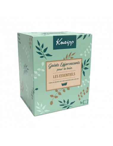 Kneipp Galets Effervescents Bain Les Essentiels. 5x80g