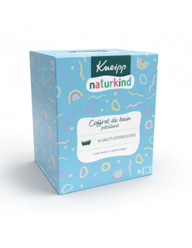 Kneipp Naturkind Coffret de Bain Pétillant x5 galets effervescents