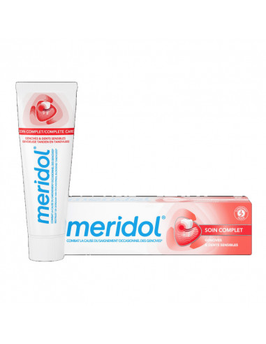 Meridol Soin Complet Gencives Dents Sensibles Dentifrice. 75ml
