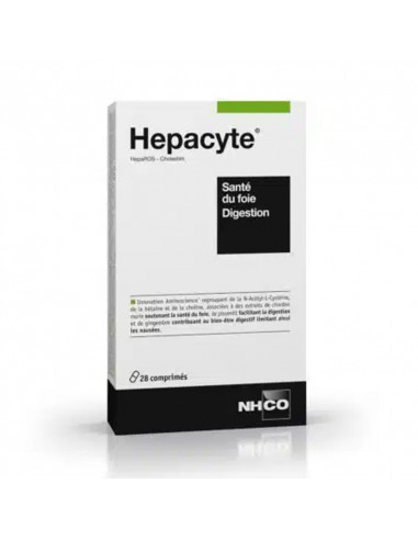 NHCO Hepacyte Santé du Foie Digestion. 28 comprimés