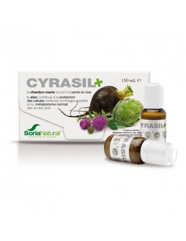 SoriaNatural Cyrasil+ 150ml 15 fioles de 10ml detox