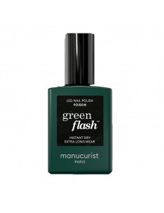 Manucurist Green Flash Vernis Semi-permanent Poison. 15ml