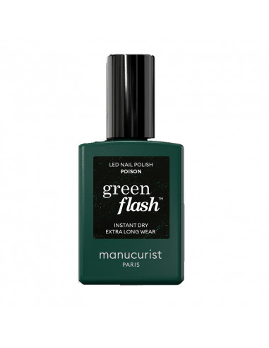 Manucurist Green Flash Vernis Semi-permanent Poison. 15ml