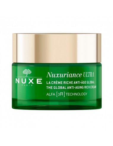 Nuxuriance Ultra Crème Riche Anti-âge Global Jour. 50ml pot vert