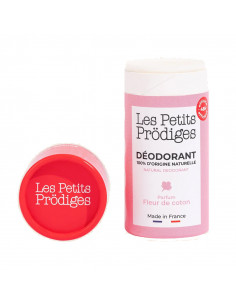 Les Petits Prodiges Déodorant Fleur de Coton 48h. 45g rouge