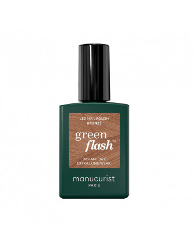 Manucurist Green Flash Vernis Semi-Permanent Bronze. 15ml