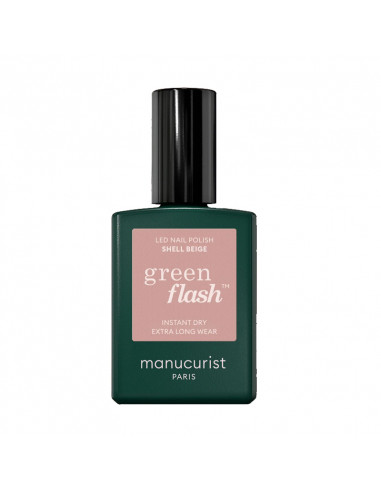 Manucurist Green Flash Vernis Semi-Permanent Shell Beige. 15ml