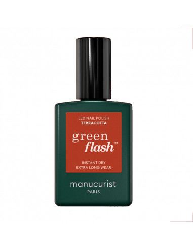 Manucurist Green Flash Vernis Semi-Permanent Terracotta. 15ml
