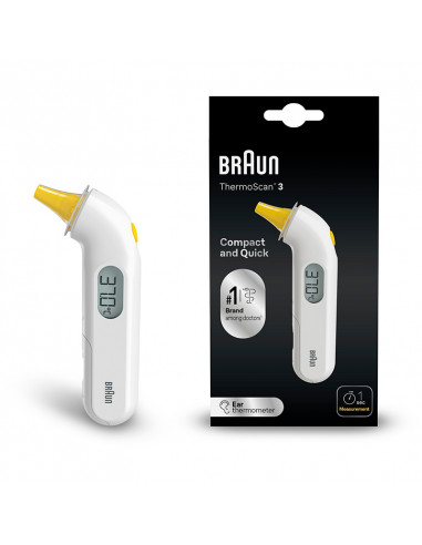 Braun Thermoscan 3 Thermomètre Auriculaire IRT3030