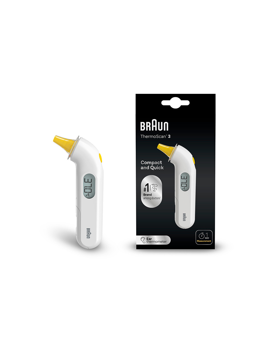 Braun Thermoscan 3 Thermometre Auriculaire IRT3030 Archange Pharma