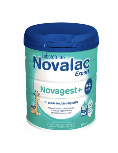 Novalac Novagest+ Lait Infantile 0-12 mois. 800g