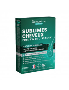 Santarome Bio Sublimes Cheveux Force et Croissance. 30 comprimés