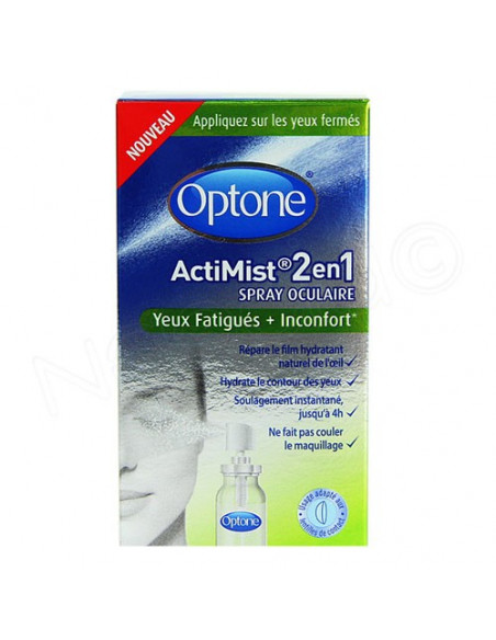 Optone Actimist 2en1 spray occulaire 10ml  - 2