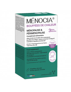 Ménocia Bouffées de Chaleur. 90 comprimés