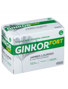 Ginkor Fort Circulation Veineuse Crise Hémorroïdaire 60 gélules