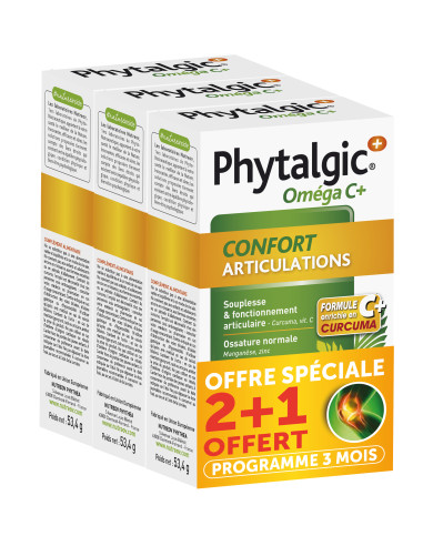 Phytalgic Omega C+ Confort Articulations - Lot 3x60 capsules
