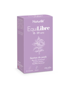 NATURFIT EquiLibre Gestion du poids 18-29 ans - 60 comprimés